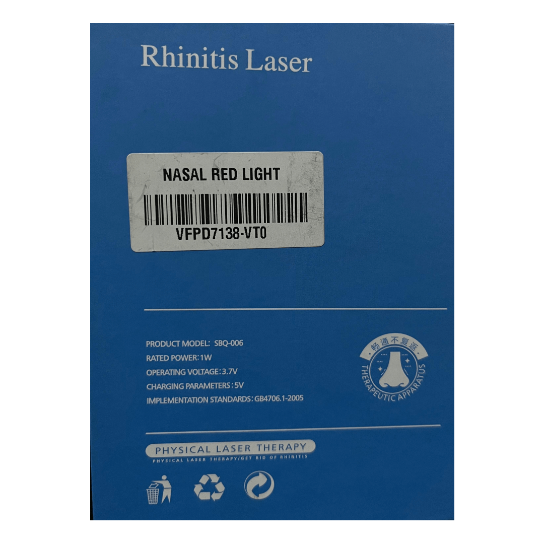 Rhinitis Laser - Nasal Red Light Therapy Device for Rhinitis and Sinus